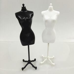 tête de coiffure Bijoux Emballage 4 Pcs 2 Noir 2 Blanc Femme Mannequin Pour Poupée/Monstre/Bjd Vêtements Diy Affichage Cadeau D'anniversaire