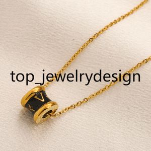 Bijoux pendents Colliers 925 Silver Luxury Brand Designers Lettre géométrique célèbre Design Round Crystal Rinestone Gold Letter Fashion Accessoire