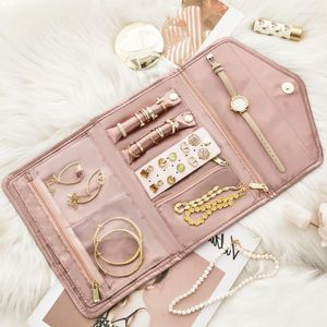 Sieraden Pouches 1-2 STKS Zak Roll Organizer Voor Reizen Draagbare Oorbellen Ringen Kettingen Broches Case Opslag Accessoires