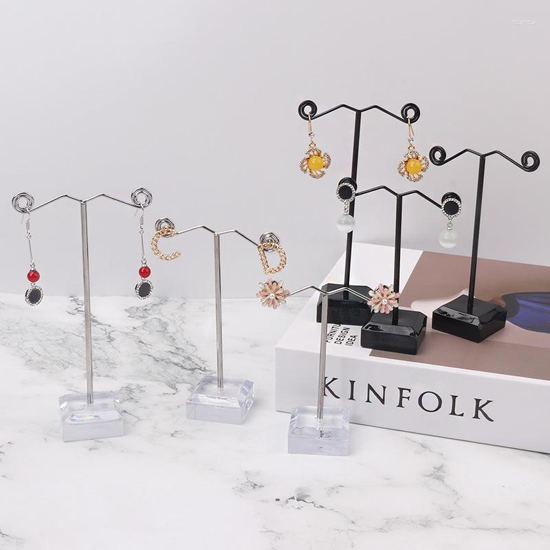 Jewelry Pouches 1-3 Pcs Rack Display Stand T Shape Earring Ear Studs Organizer Holder For Stud Dangle Hoop Earrings