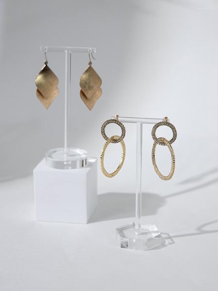 Pochettes à bijoux 1 Pc clair acrylique boucles d'oreilles présentoir support série Multisize organisateur accessoires de fête de mariage
