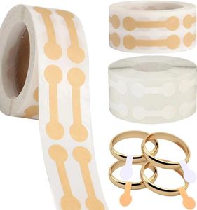 Sieraden Zakjes 1000/500 Stuks/Roll Draagbare Blanco Papier Prijskaartje Dumbell Rechthoek Self-Sticker Label Tool ring Armband