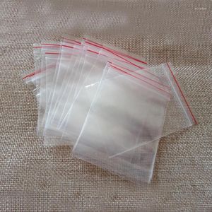 Bolsas de joyería 1000 Uds 12x17 bolsas Ziplock de plástico transparente Pe Bolsa con cierre de cremallera para tela/Navidad/regalo/exhibición de embalaje de joyería