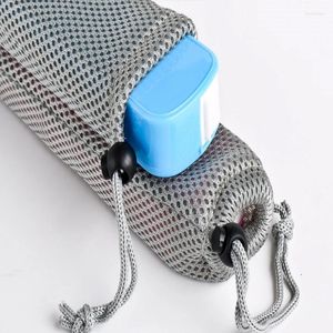 Sieradenzakjes 100 stks/partij CBRL Kleine Mesh Gift Bag Trekkoord Zakken Voor Briefpapier Pen Box Opslag En Verpakking