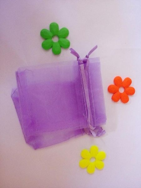 Bolsas de joyería 13x18cm 5000 unids/lote bolsas de organza navideñas bolsa con cordón púrpura claro para alimentos/joyería/regalo de dulces embalaje pequeño