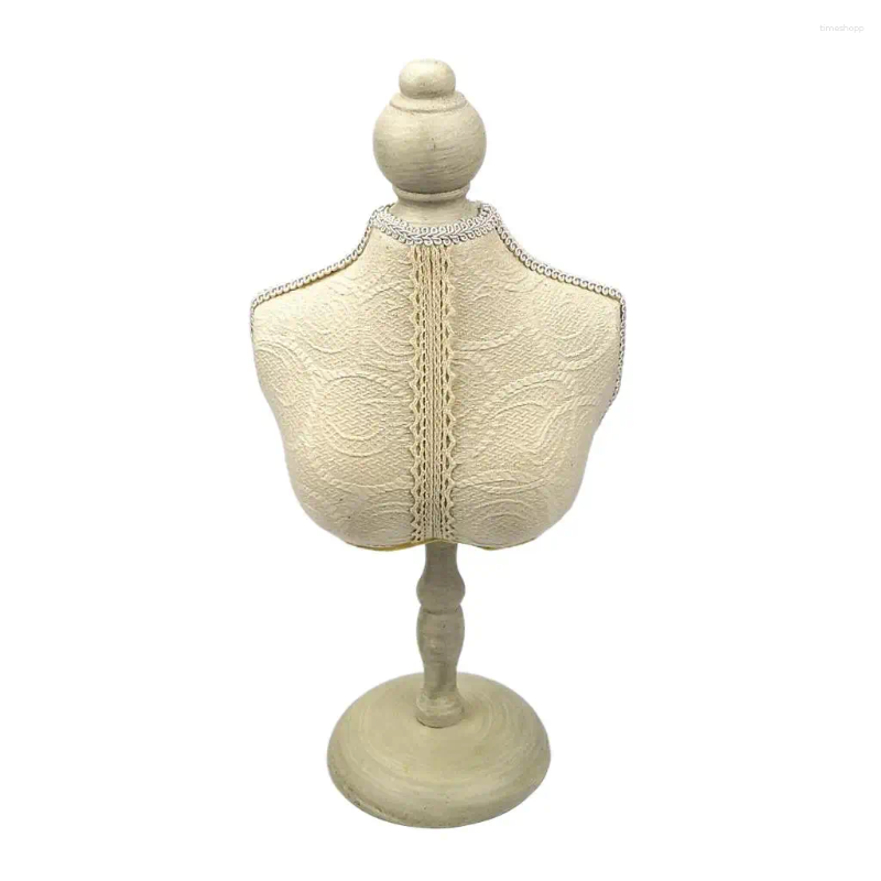 Bolsas de joyería 14 '' Collar Colgante Exhibición Maniquí Busto Gargantillas Lockets Stand Manikin Modelo