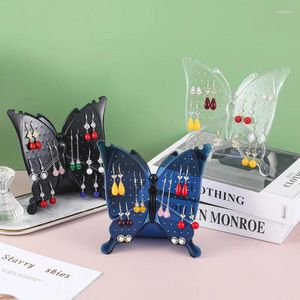 Sachets de bijoux 1pc Creative Butterfly Rack Bround Brandon de boucle suspendue Affichage de stockage exquis