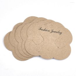 Pochettes à bijoux 200 pièces cartes d'affichage en carton en forme de nuage étiquettes de prix de détail 6.8-6.9x8.55x0.03cm utilisées pour les étiquettes de barrettes de cheveux