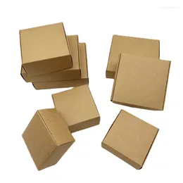 Bolsas de joyería 20 piezas Cajas de regalo de papel blanco/kraft Caja de embalaje Kraft para almacenamiento de ropa de negocios Bolsa de regalo hecha a mano Aviones artesanales