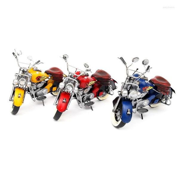 Bolsas de joyer￭a 3d material de hierro hecho a mano Motorbike Caf￩ Caf￩ Ornamento Decoraci￳n de motocicletas Regalo de cumplea￱os Toy Hogar