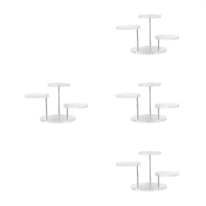 Bijoux Sacheses 4 SetS Ring Display Stand multicouche Stands pour Home Store