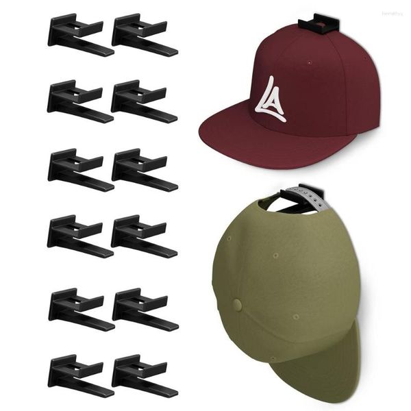 Bolsas para joyas, 5/8 Uds., ganchos autoadhesivos para gorras de béisbol, soportes organizadores de sombreros de montaje en pared para puerta, armario, colgador de almacenamiento sin perforación