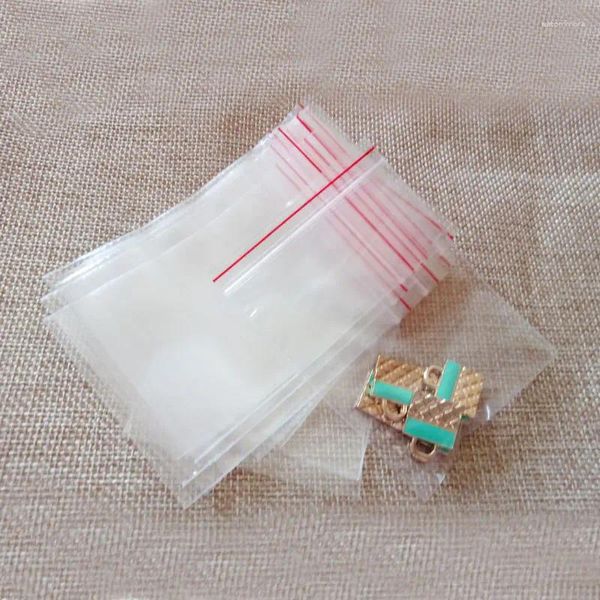 Pochettes à bijoux 500 pièces 25x35 sacs à fermeture éclair en plastique Transparent Pe sac à fermeture éclair pour tissu/noël/cadeau/emballage de bijoux affichage