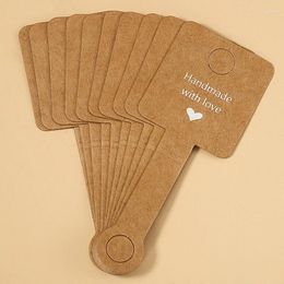 Sachets de bijoux 50pcs Cartes à moitié pliées