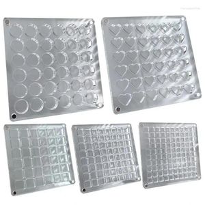 Sieradenzakjes 5PCS Display Box Acryl Magnetische opslag Diamant Edelsteen Kralen Organizer Roosters Helder