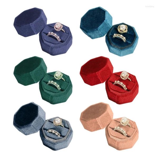 Pochettes à bijoux 652F, boîte à bagues, présentoir, étuis en flanelle de mariage, cadeau parfait pour femmes, hommes et filles