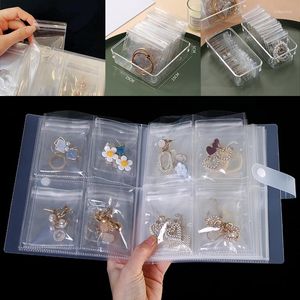 Pochettes à bijoux anti-oxydation stockage livre sac bureau tiroir organisateur Transparent collier Bracelet porte-anneau boîtes