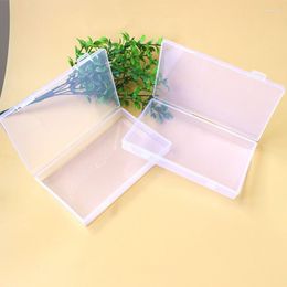 Sieraden zakjes zakken bedekte plastic transparante PP rechthoekige verpakking haarspeld gereedschap afwerking opbergdoos wynn22