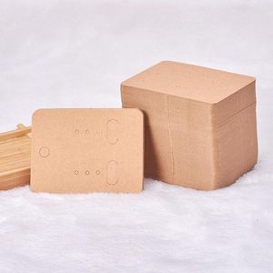 Sieraden pouches, tassen Detonation Producten DIY Oorbellen Partboard Verpakking Kraftpapier Kaart 200 / Sets Boxen en