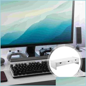 Sieraden zakjes tassen sieraden zakjes zakken 1 pc monitor riser standaard pvc bord laptop rack houder Brit22 drop levering 2022 verpakking d dhh9g