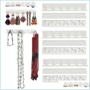 Sieraden zakjes zakken sieraden zakjes pakken muur hangende opslag haken display organisator oorring ring ketting hanger houder stand 9 dhosp