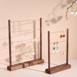 Sieraden zakjes zakken organisator opslag oorbel display stand houten sets voor vrouwen sieraden maken voorraden kettinghouder261L