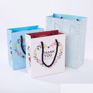 Bijoux Pochettes Sacs En Gros Bk Cadeau Sac Pour Boîte Merci Princesse Kraft Pochettes En Papier Emballage Affichage Drop Delivery Dh980