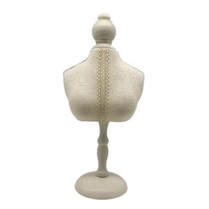 Sieraden zakjes zakken houten display stand kettinghouder buste mannequin voor kettingen chokerjewelry