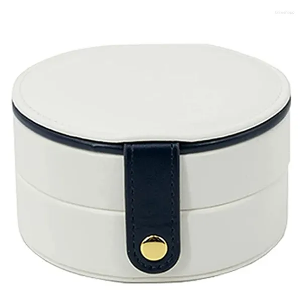 Bolsas de joyería Caja Organizador de viaje Estuche portátil para anillo Pendiente Collar Pulsera Titular de almacenamiento