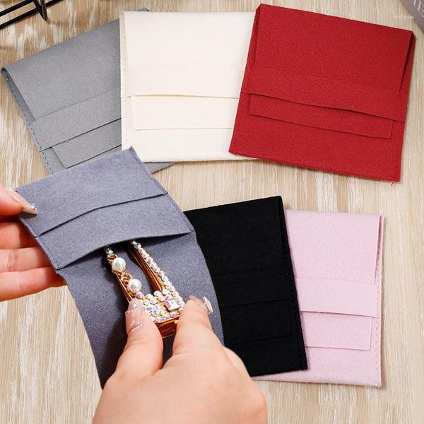 Bijoux Pochettes Bracelet Collier Sac Antipoussière Épaisse Enveloppe Boîte Cadeau Affichage Paquet Bricolage Fabrication Emballage Accessoires Fourniture En Gros