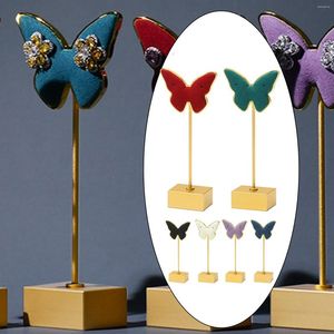 Bijoux Pochettes Papillon Conception Boucles D'oreilles Stand Titulaire Présentoir De Table Pour Boutique Magasin