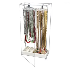 Sachets de bijoux Collier de support de support en acrylique