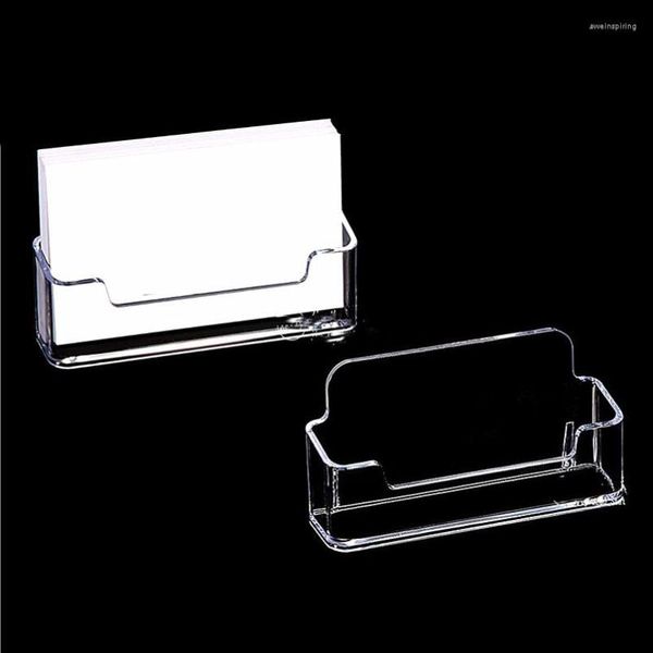 Pochettes à bijoux en plastique transparent bureau étagère boîte porte-carte de visite spécial bureau stockage présentoir Transparent bureau Place