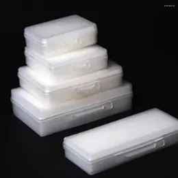 Bolsas de joyería Caja transparente de almacenamiento Suntries Precision Piece de trabajo Caso de protección de la muestra Organizador de collar de esponja