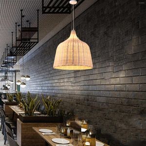 Sieraden zakjes creatief geweven hanger lamp schaduw verlichting armatuur weven kroonluchter rustiek licht voor keuken veranda restaurant decor