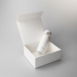 Sieradenzakken aangepaste luxe kartonnen dozen Ontwerp uw logo -verpakking witte magnetische vouwcadeau -doos