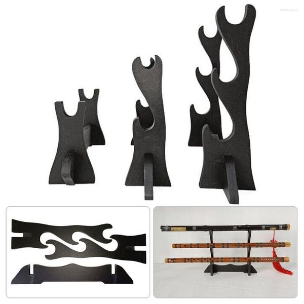 Joyas Pouches Board de densidad Samurai Stand Durable Negro 1 - 3 TIER TANTO RACK KATANA