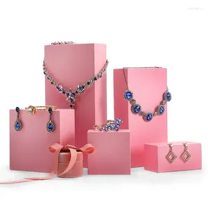 Bolsas de joyería Soporte de exhibición Collar creativo Colgante Pendiente Pulsera Anillo Accesorios de ventana