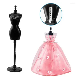 Sieradenzakjes Pop Display Houder Jurk Kleding Mannequin Hol Model Hanger Stand Rack Voor Poppen Meisjes Jurk Accessoires