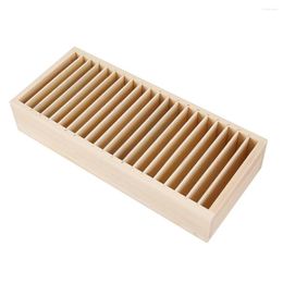 Sieradenzakjes Haarband Opbergdoos Display Box Organizer Case Hoofdtooi Hoofdband Huishoudelijk Houten Armbanden Houder