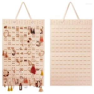 Bolsas para joyas, organizador de pendientes colgantes, soporte de pared, diseño compacto, pantalla de montaje para mujeres y niñas