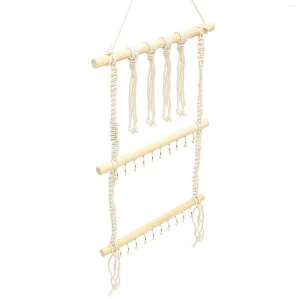 Pochettes à bijoux Bandeau Cintres Cheveux Arc Clip Clips De Fixation Rack Suspendu Support De Rangement Décoratif Mur En Bois Organisateur Épingle À Cheveux Enfant