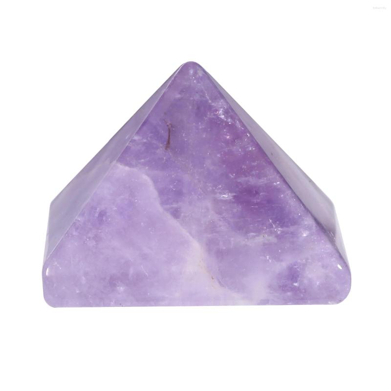 Smycken påsar läkande kristallstenpunkter pyramid för chakra balansera energy yogaleditation heminredning