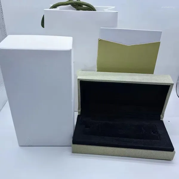 Bolsas de joyería Marca de moda de alta gama Collar Pulsera Anillo Pendientes Caja de embalaje Regalo Entrega gratuita