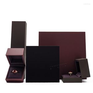 Estuches para joyas Caja de pintura táctil de gama alta Anillo Collar Embalaje Piano Pulsera Almacenamiento (excluyendo joyas)