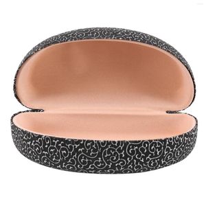 Sieradenzakken grote clamshell filigraan in reliëf harde zonnebril