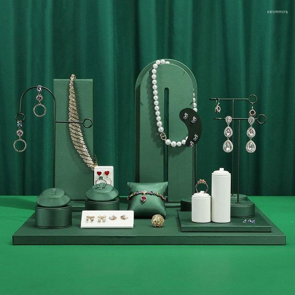 Pochettes à bijoux Support d'accessoires d'affichage de mode de luxe Ensemble multifonctionnel de bijoux de tir direct d'usine