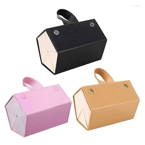 Pochettes à bijoux multi-usages, boîte de rangement de lunettes de soleil, 5 fentes, lunettes portables pour étui pliable, divers emballages