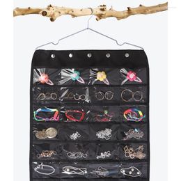 Sieradenzakken Organisator Niet -geweven stof Hangtas voor Joyero Storage Jewellry zonder Dust Clear Pocket Protect