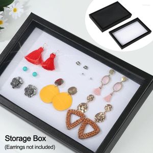 Sieraden zakjes draagbaar show case container cadeau vrouwen display organisator lade houder ringbox oorbel opslag